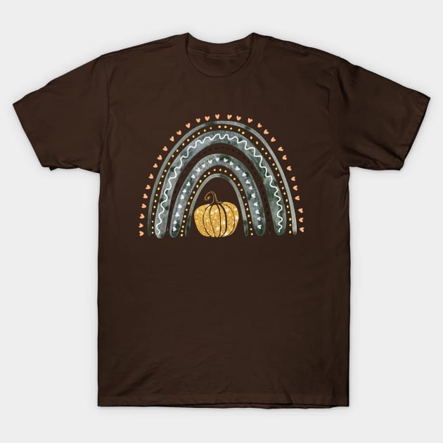 Pumpkin Rainbow vintage T-Shirt by GShow